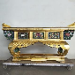 金泊彩绘三鸟桌