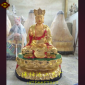 贴金地藏王菩萨，寺庙佛像生产厂家，玻璃钢树脂彩绘地藏王菩萨